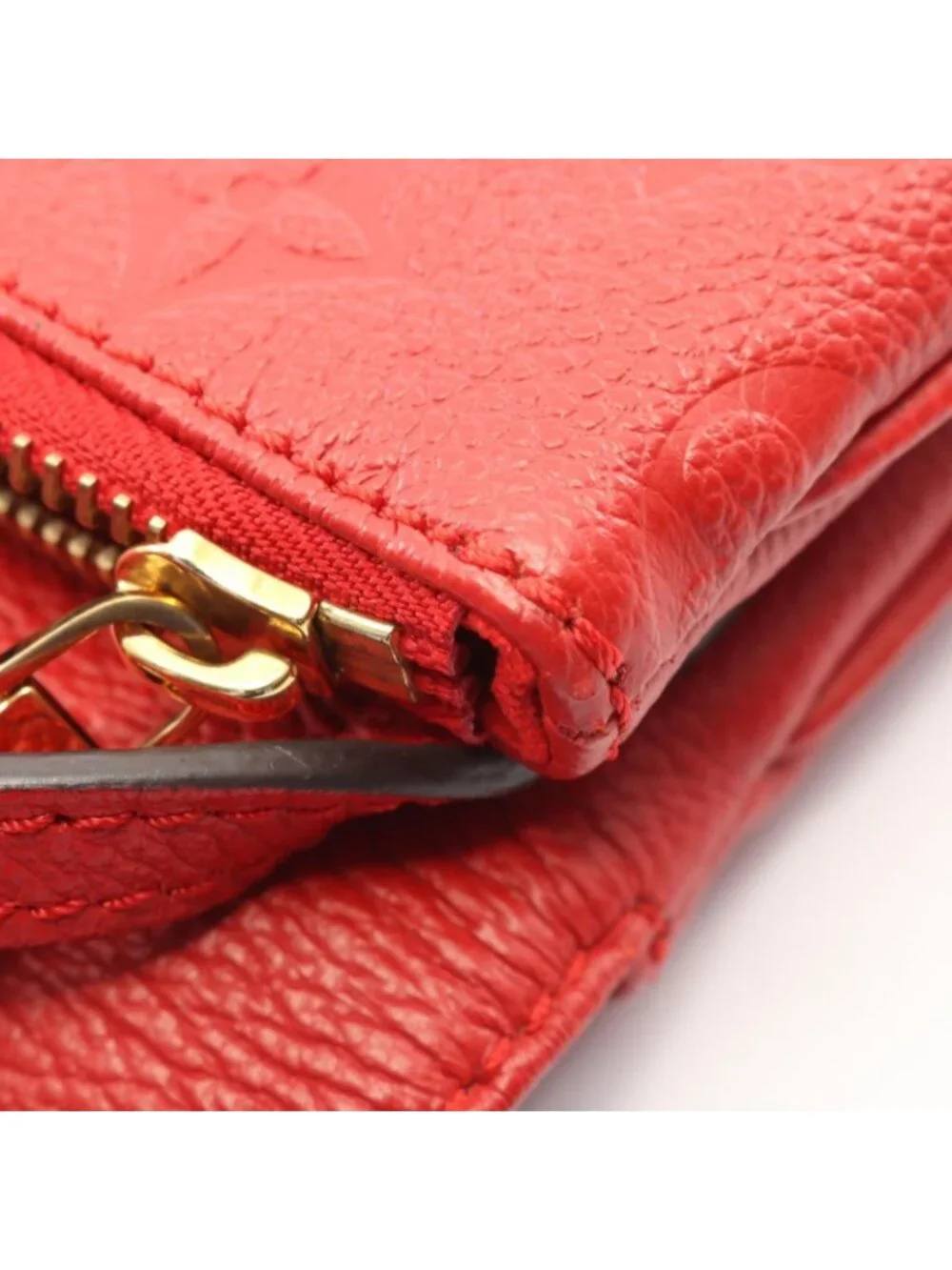 Louis Vuitton Shoulder Bag Monogram Empreinte Cerise Leather
